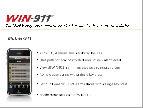 Win-911 - mobile-911
